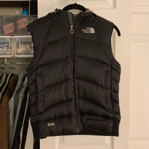 North Face Women’s Black Vest with Hood